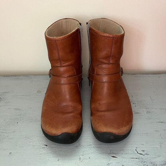 Keen Leather Bern Baby Zipper Ankle Boots | Size 7 - Picture 1 of 9